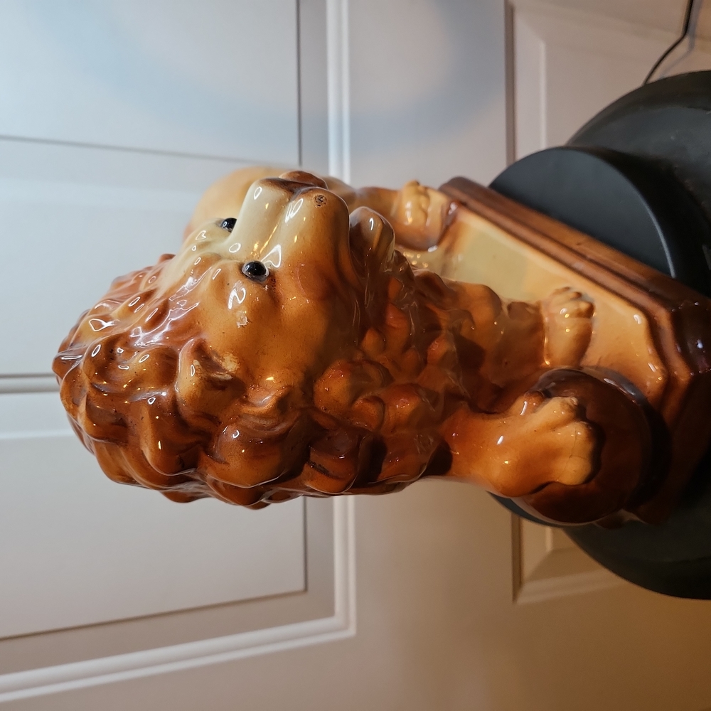 Antique Staffordshire England Hanley Lion by Lancaster & Sons - Picture 3 of 16
